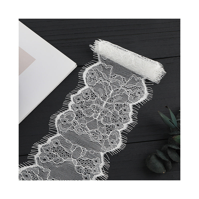 FREEDOMBEAUTY | [no- stretch] eyelash lace, white non-elastic lace, toy clothing light lace accessories, spot