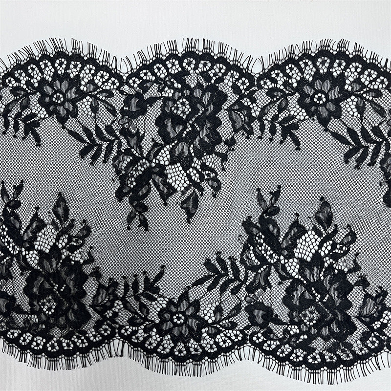 FREEDOMBEAUTY | Factory direct sales, spot fast hair French retro elegant 25CM eyelash lace lace accessories, handmade DIY
