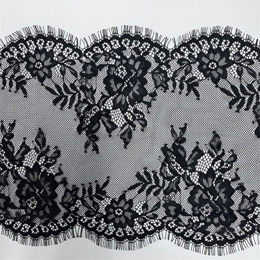 FREEDOMBEAUTY | Factory direct sales, spot fast hair French retro elegant 25CM eyelash lace lace accessories, handmade DIY