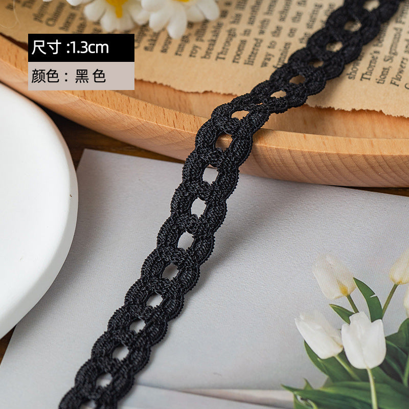 FREEDOMBEAUTY | Factory direct 1.3CM bright elastic elastic band handmade DIY suspender children's clothing women's clothing decorative copper coin webbing