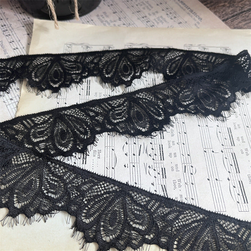 FREEDOMBEAUTY | Factory direct sales, spot fast hair French classic hollow various lace fabric accessories eyelash lace DIY