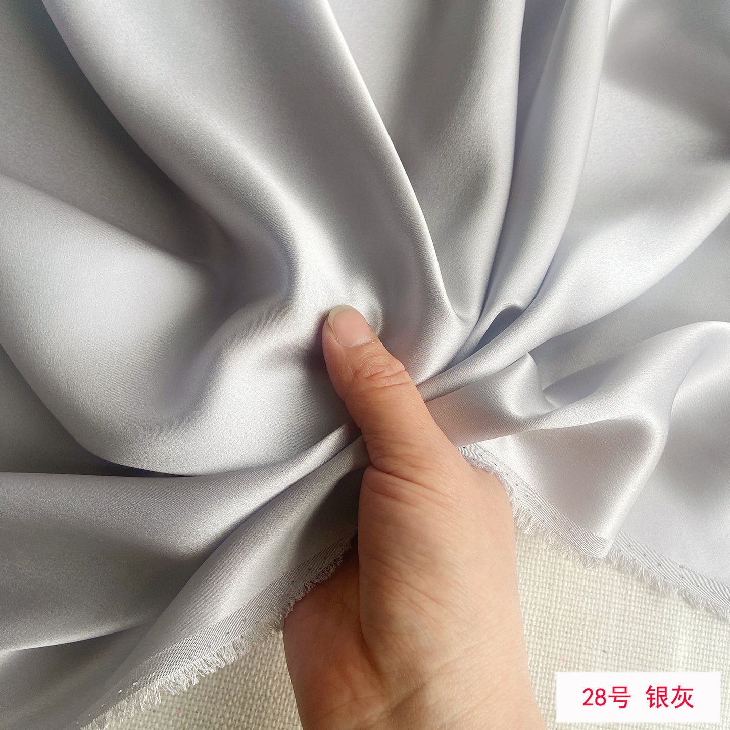 FREEDOMBEAUTY | 140 wide 22 mmi silk plain crepe satin fabric 100 mulberry silk loungewear shirt silk fabric