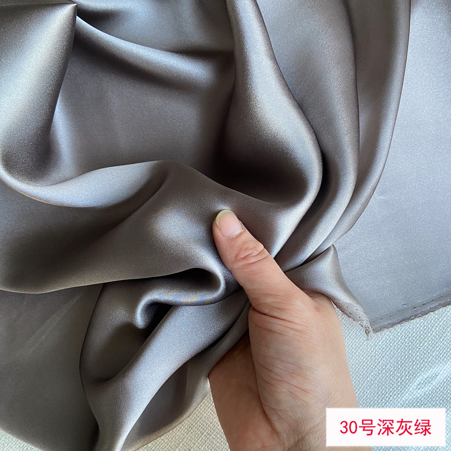 FREEDOMBEAUTY | 114 m width 16 mmi silk plain crepe satin clothing fabric 100 mulberry silk dress hair band eye mask fabric multi-color