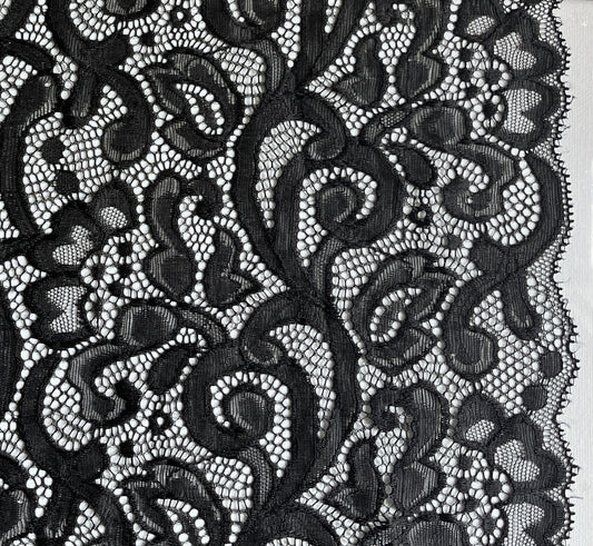 FREEDOMBEAUTY | 52cm new hollow elastic rose spot underwear homewear wedding dress fabric lace fabric, dress dly