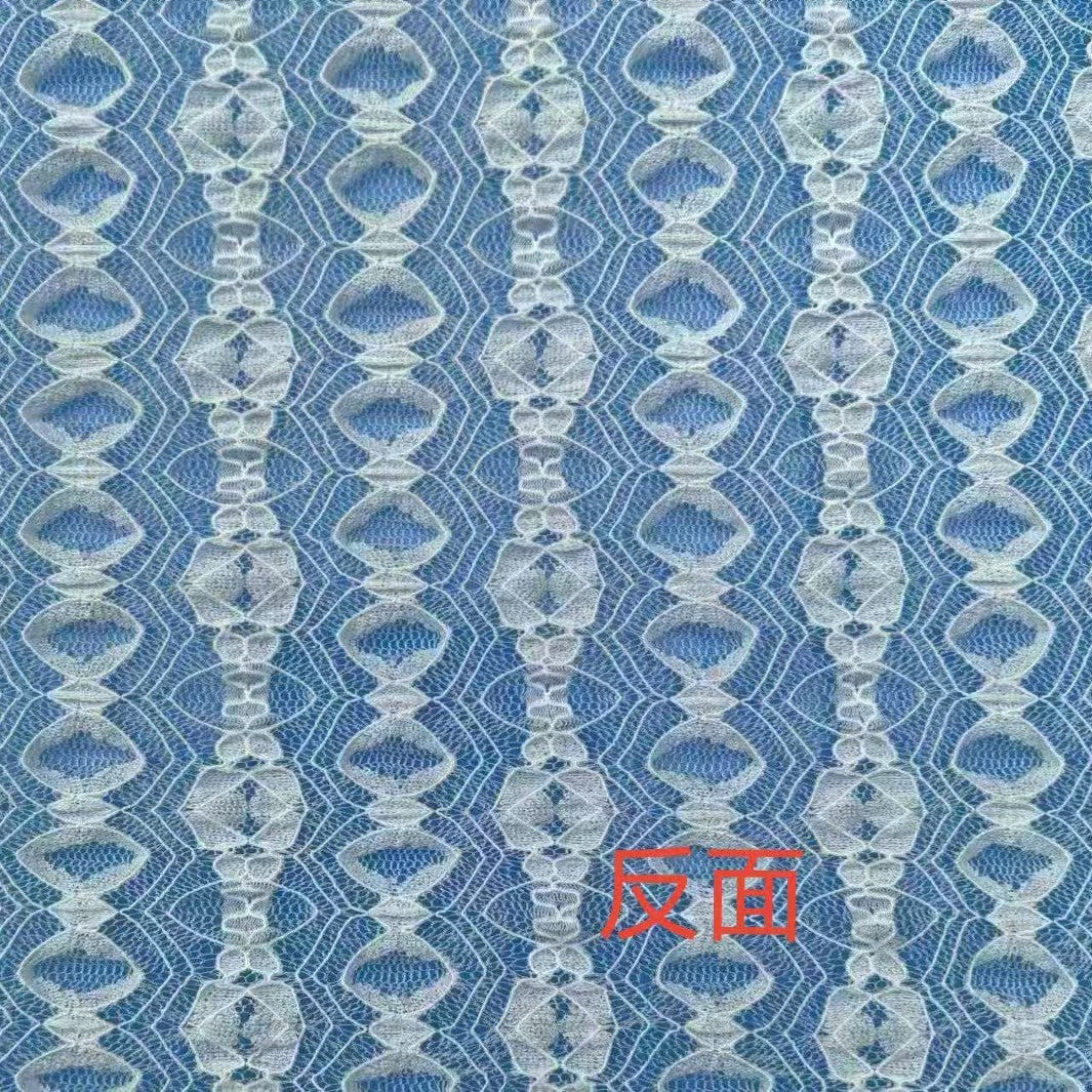 freedombeauty|Bubble Fabric New Elastic Lace Fabric Nylon Women's Clothing Tops Dresses Children's Clothing Lace Decorations