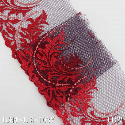 【1pack】-freedombeauty|3D Embroidery Bedding Accessories Home Decor Soft Decoration Mesh Embroidery DIY Handmade