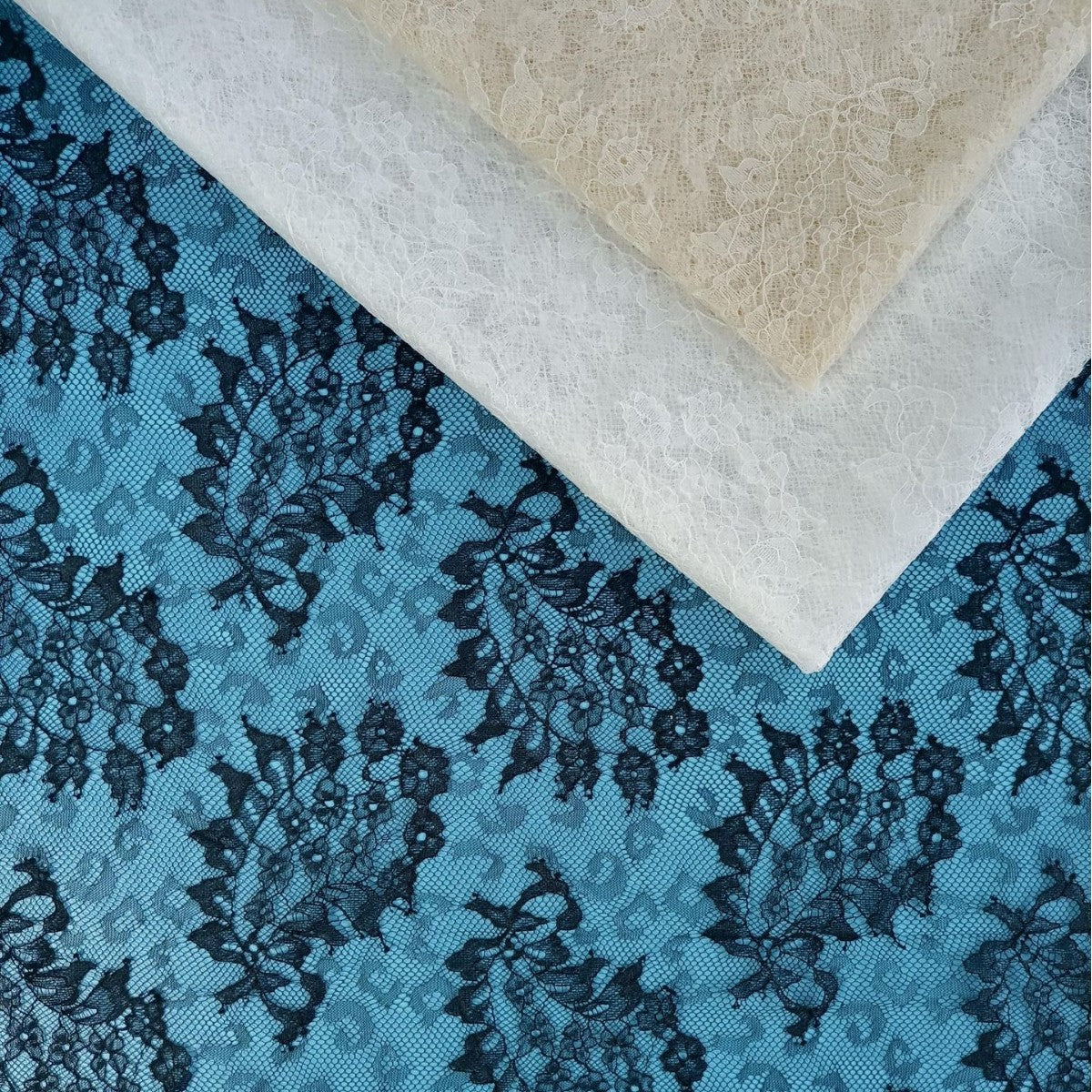 freedombeauty|New Floral Jacquard Lace Fabric with Sequins and Mesh for European and African Dresses and Skirts