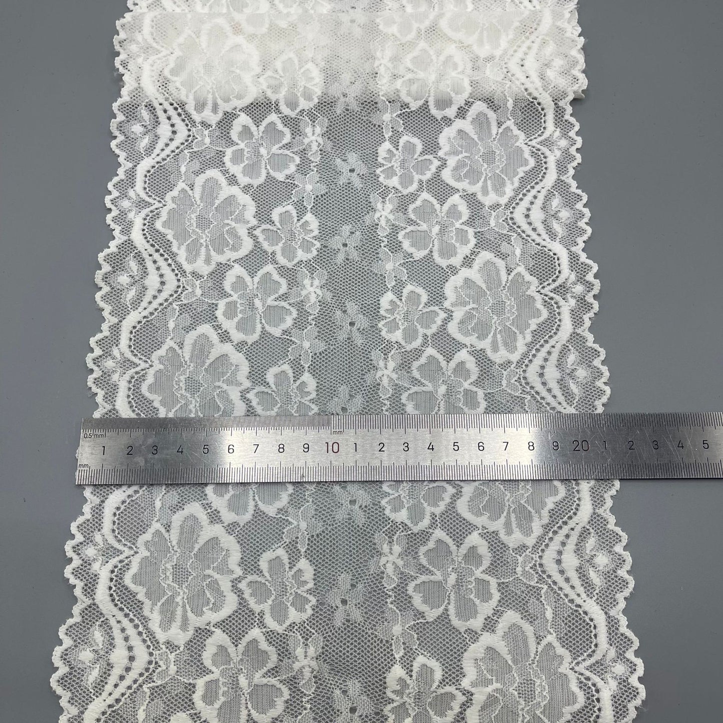 freedombeauty|21cm Customizable Wedding Dress Handmade Accessories White Nylon Hollow Lace Design DIY Lace Cuffs