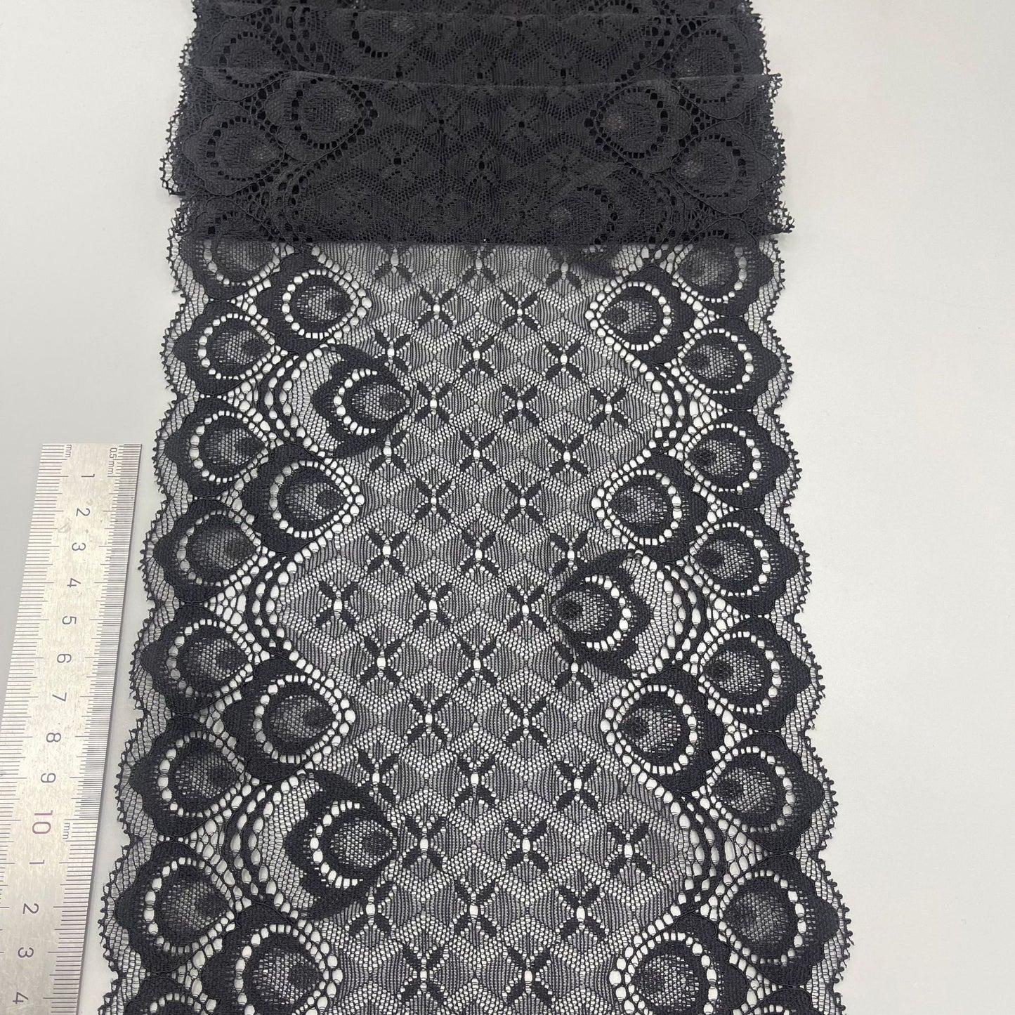 freedombeauty|18CM Elastic Guipure Lace Knitted Nylon Silk Wedding Dress Lingerie Clothing Lace