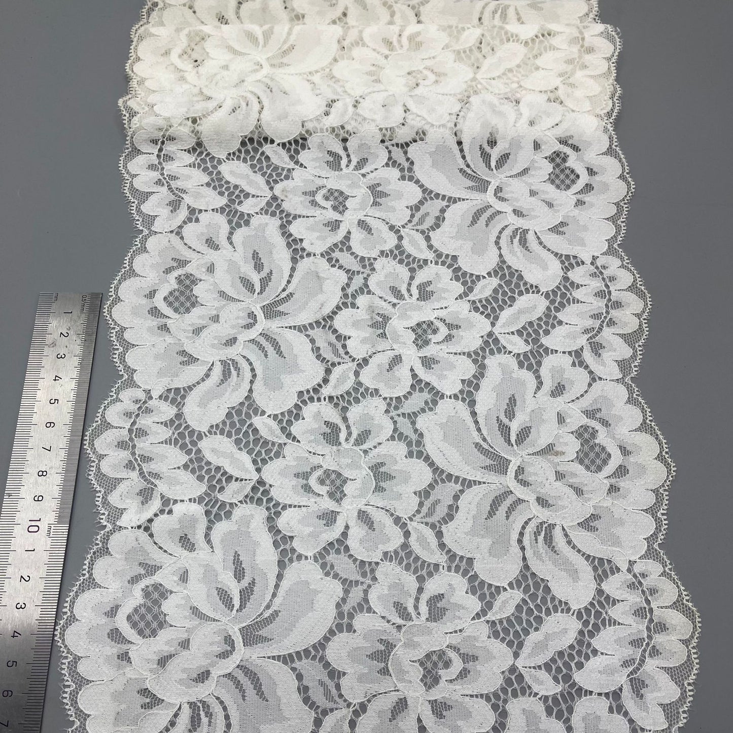 freedombeauty|23CM Nylon Lace Trim Elastic Lace Trim Wedding Dress, Lingerie Hem, Gloves, Socks Accessories