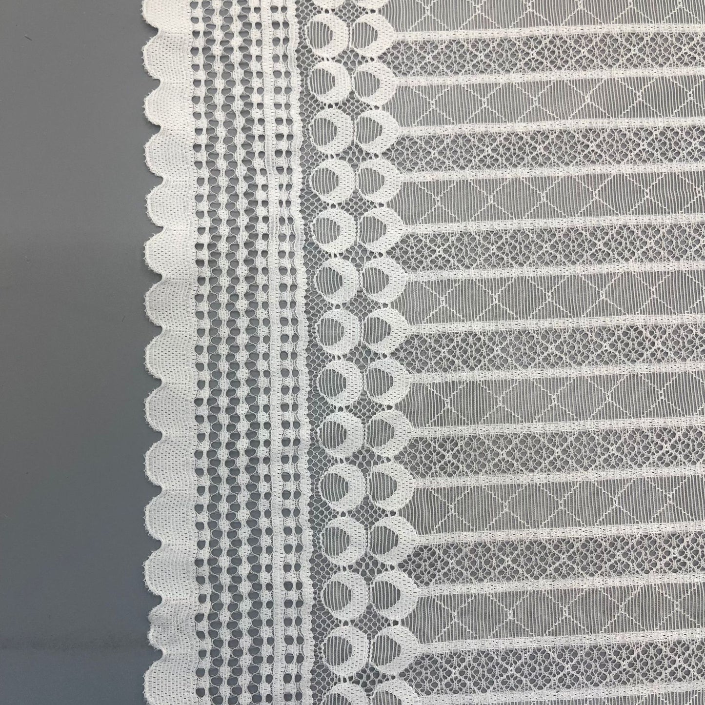 freedombeauty|24cm White Handmade Wedding Dress Lace Hollow Elastic Lace Nylon Clothing Accessories Lace