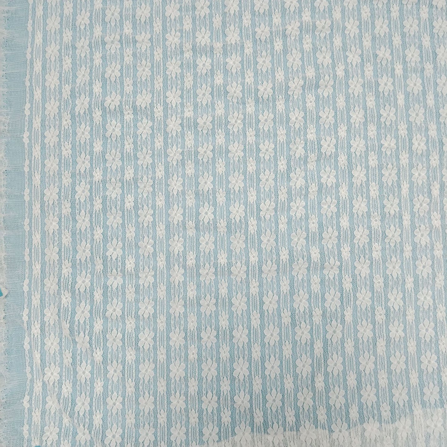 freedombeauty|Hot-Selling Bubble Fabric Nylon Lace Fabric Wave Striped Floral Base Dress Children's Clothing Embossed Lace