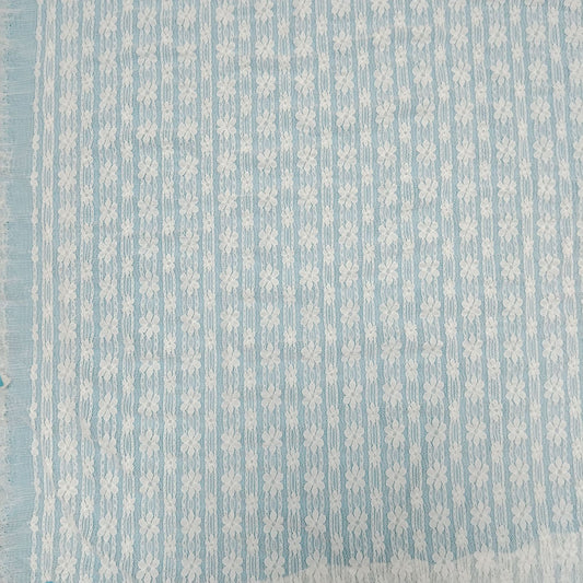 freedombeauty|Hot-Selling Bubble Fabric Nylon Lace Fabric Wave Striped Floral Base Dress Children's Clothing Embossed Lace