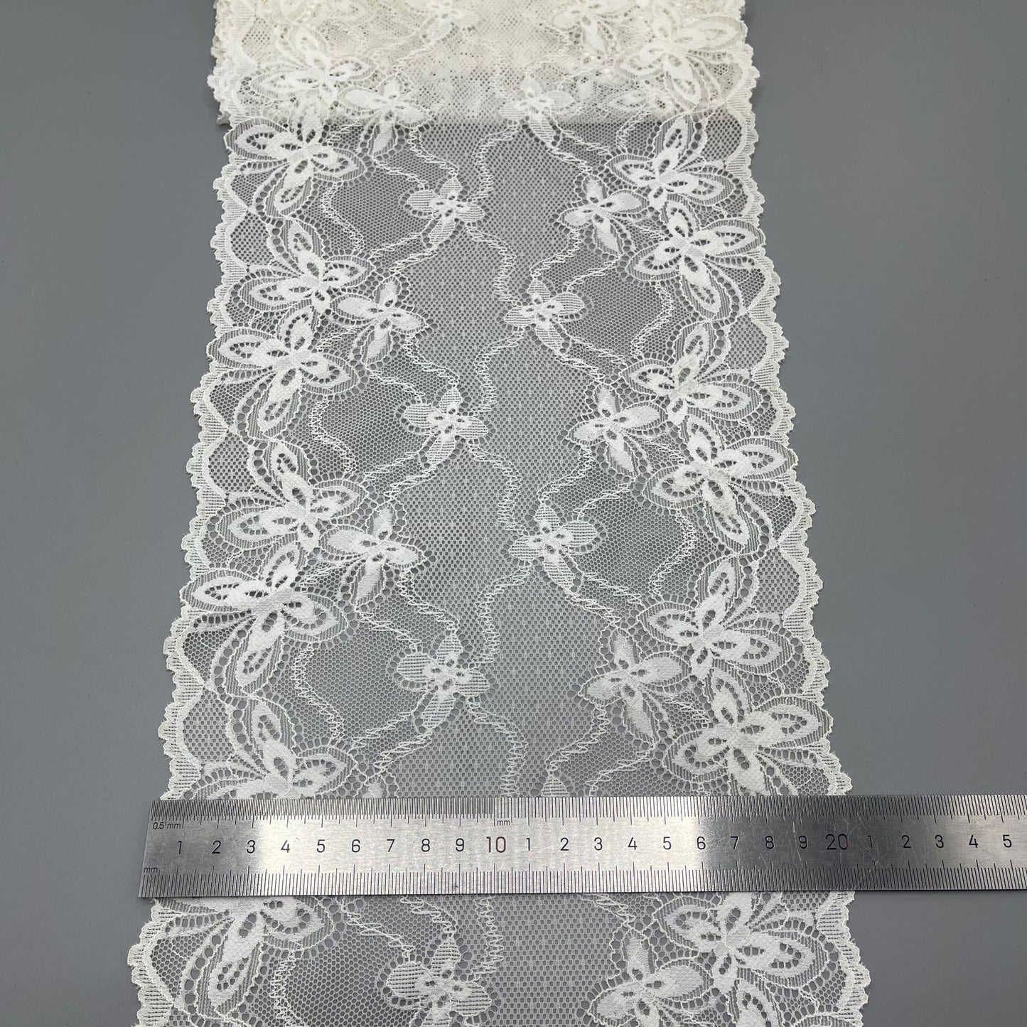 freedombeauty|20CM Elastic Guipure Lace Knitted Nylon Silk Garment Underwear Edge Thickened