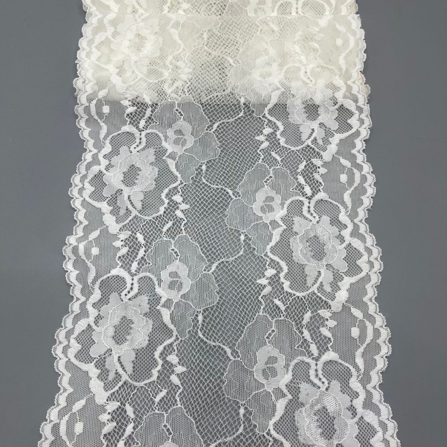 freedombeauty|20CM Lace Elastic Trim for Skirts, Children's Clothing, Wedding Dress Decoration, Hem, Garment Lace