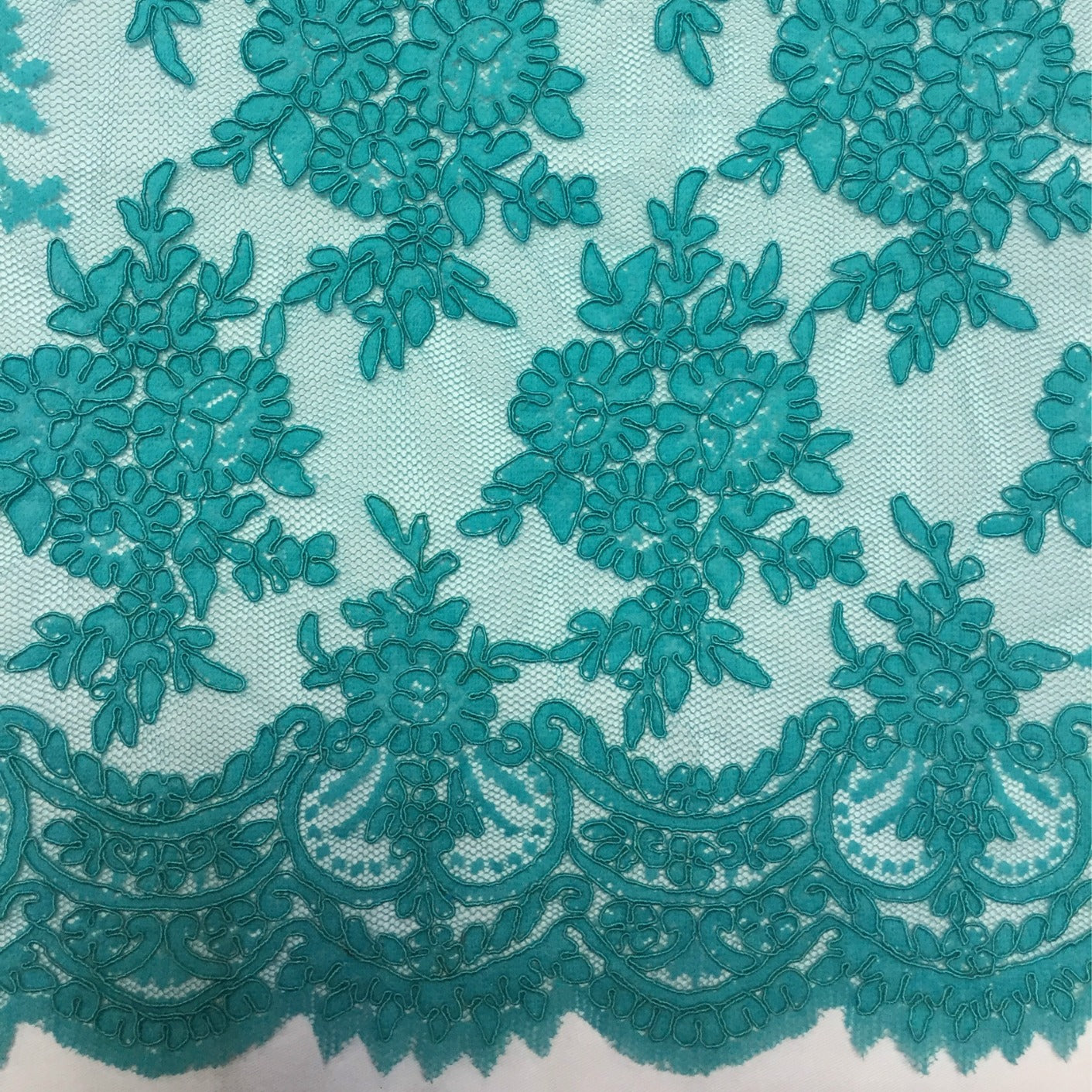 Freedombeauty | Supply Car Strand Lace Veil Skirt Lace Accessories Three-Dimensional Bone Thread Lace Fabric Wedding Dress Fabric