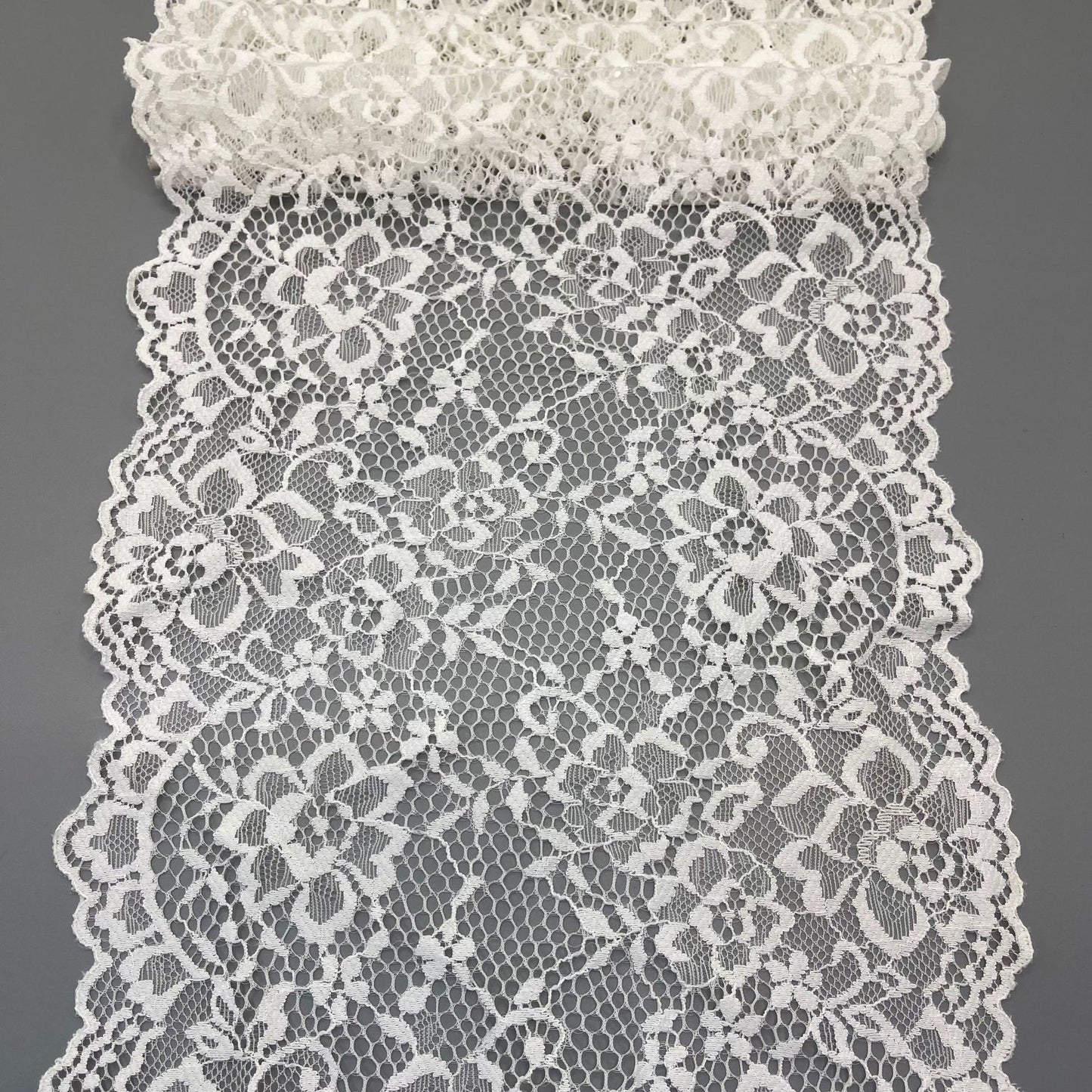 freedombeauty|21CM High Elastic Lace Trim for Lingerie Skirts Gloves Socks Bags Accessories