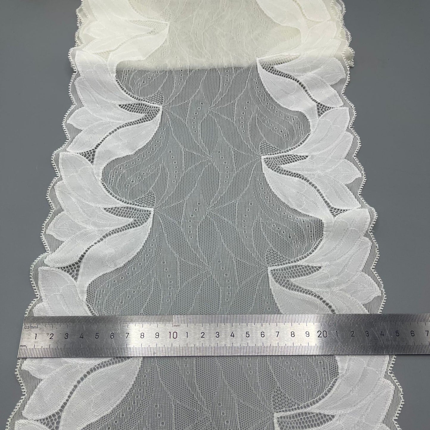 freedombeauty|24CM Elastic Lingerie Lace Knitted Nylon Silk Wedding Dress Lingerie Clothing Lace