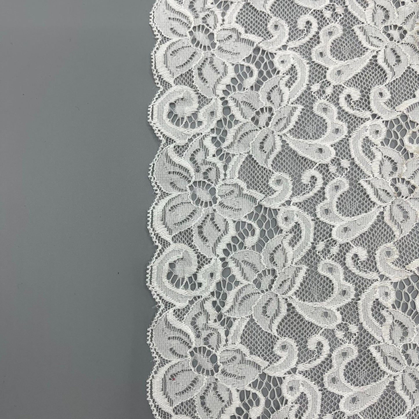 freedombeauty|18cm In Stock Direct Sale Nylon Spandex Lace Fabric for Women's Dresses and Children's Clothing Lace Trim Fabric