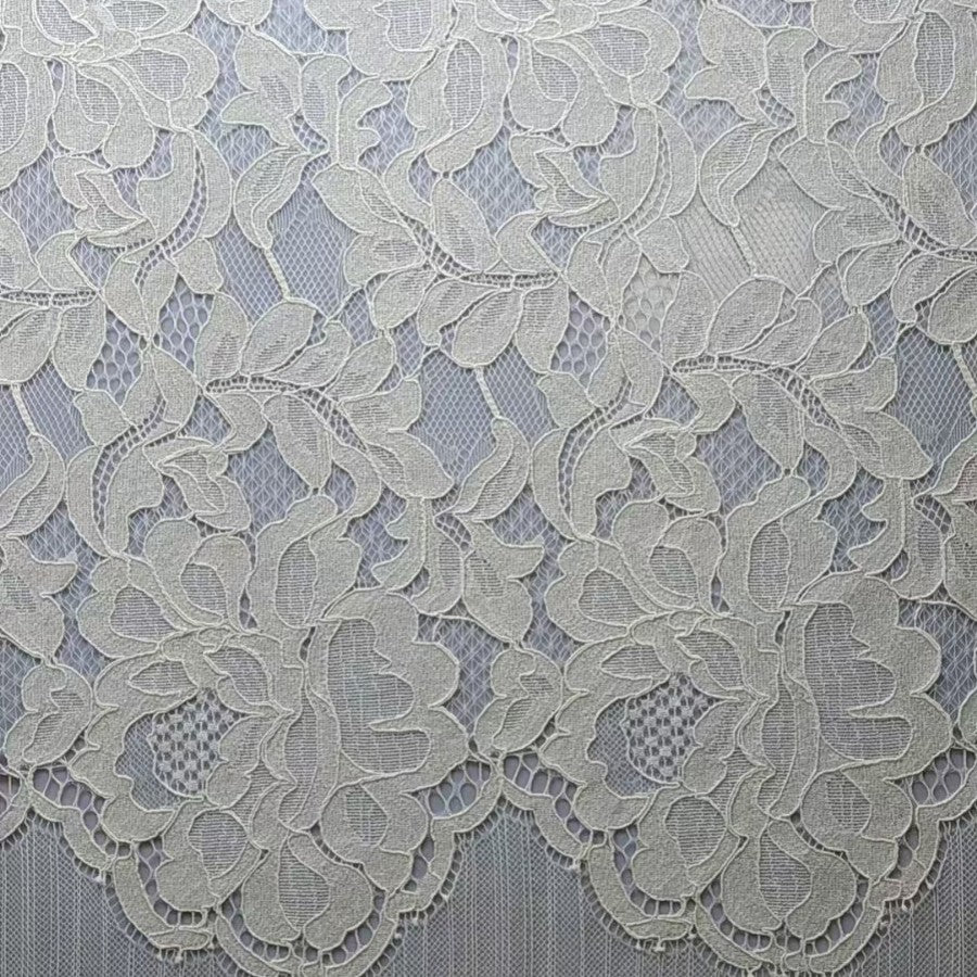 freedombeauty|Hot-Selling Medium-Thin Transparent Lightweight Non-Stretch Cotton Lace Mesh Fabric with Soft Touch and Good Texture for Children's Clothing Base Skirt Fabric