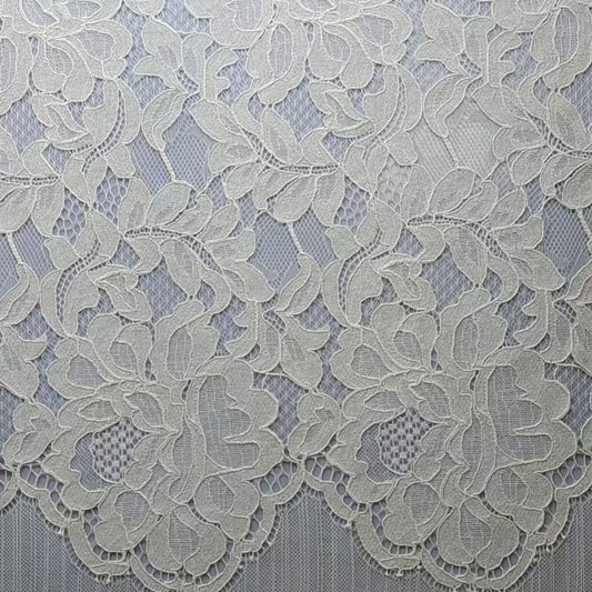 freedombeauty|Hot-Selling Medium-Thin Transparent Lightweight Non-Stretch Cotton Lace Mesh Fabric with Soft Touch and Good Texture for Children's Clothing Base Skirt Fabric
