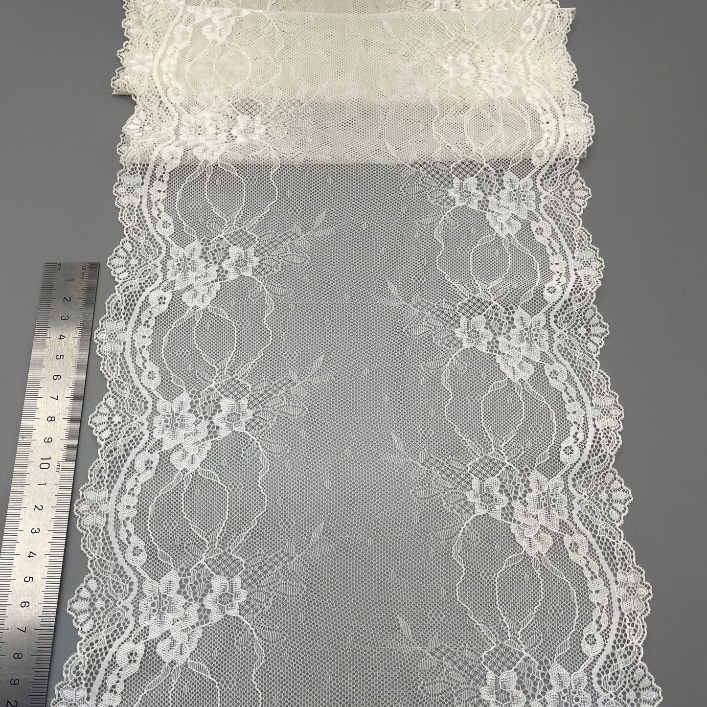 freedombeauty|24CM High-end Wavy Lace Trim Wedding Dress Lingerie Clothing Accessories DIY Collaboration