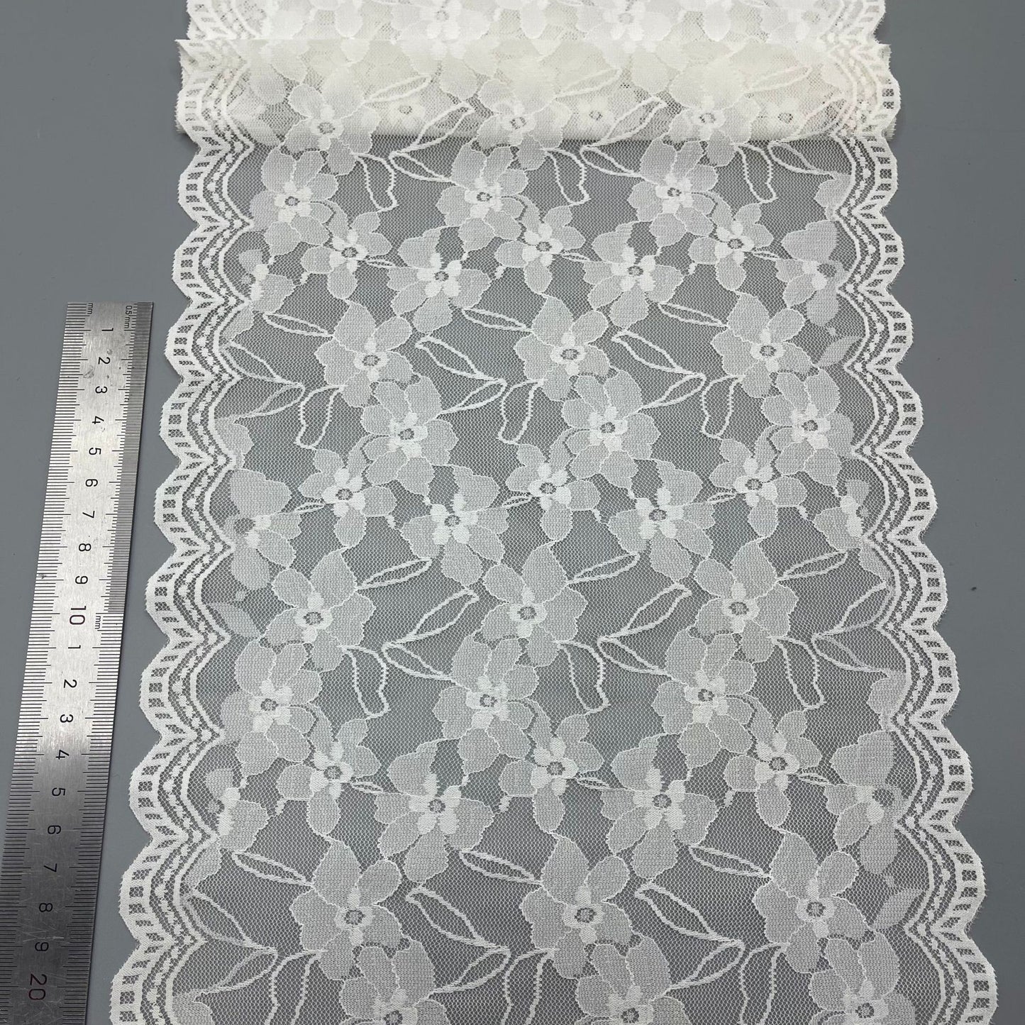 freedombeauty|23CM Nylon Lace Fabric Wedding Dress Long Skirt Lolita Accessories Decoration