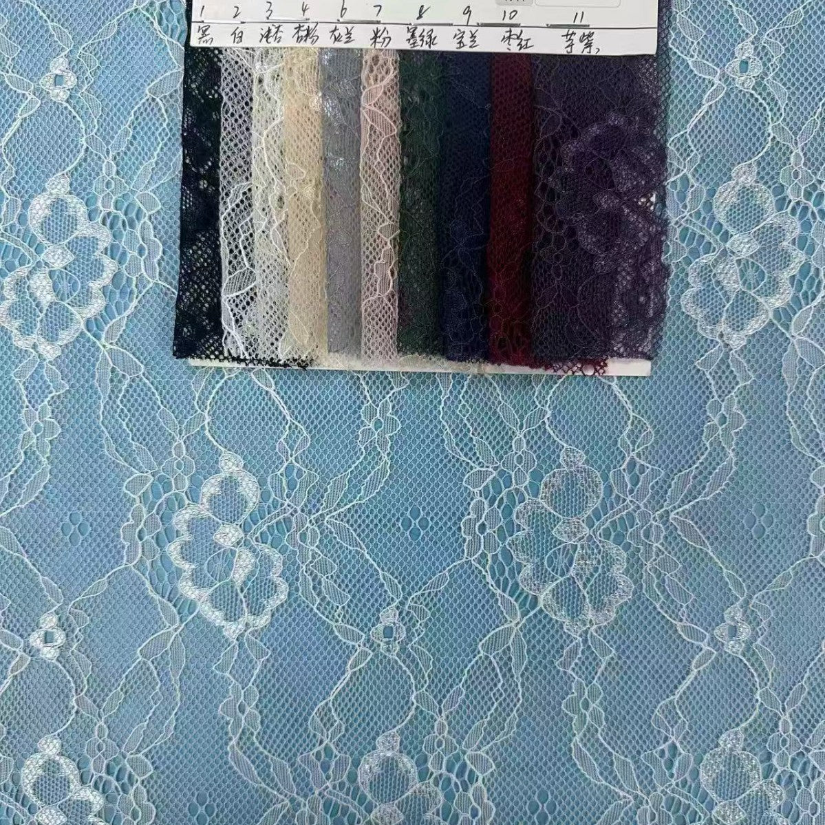 freedombeauty|Direct Supply Full Polyester Non-Elastic Large Peony Hot-Selling Lace Mesh Fabric for Underwear, Tops, Dresses, and Children's Clothing