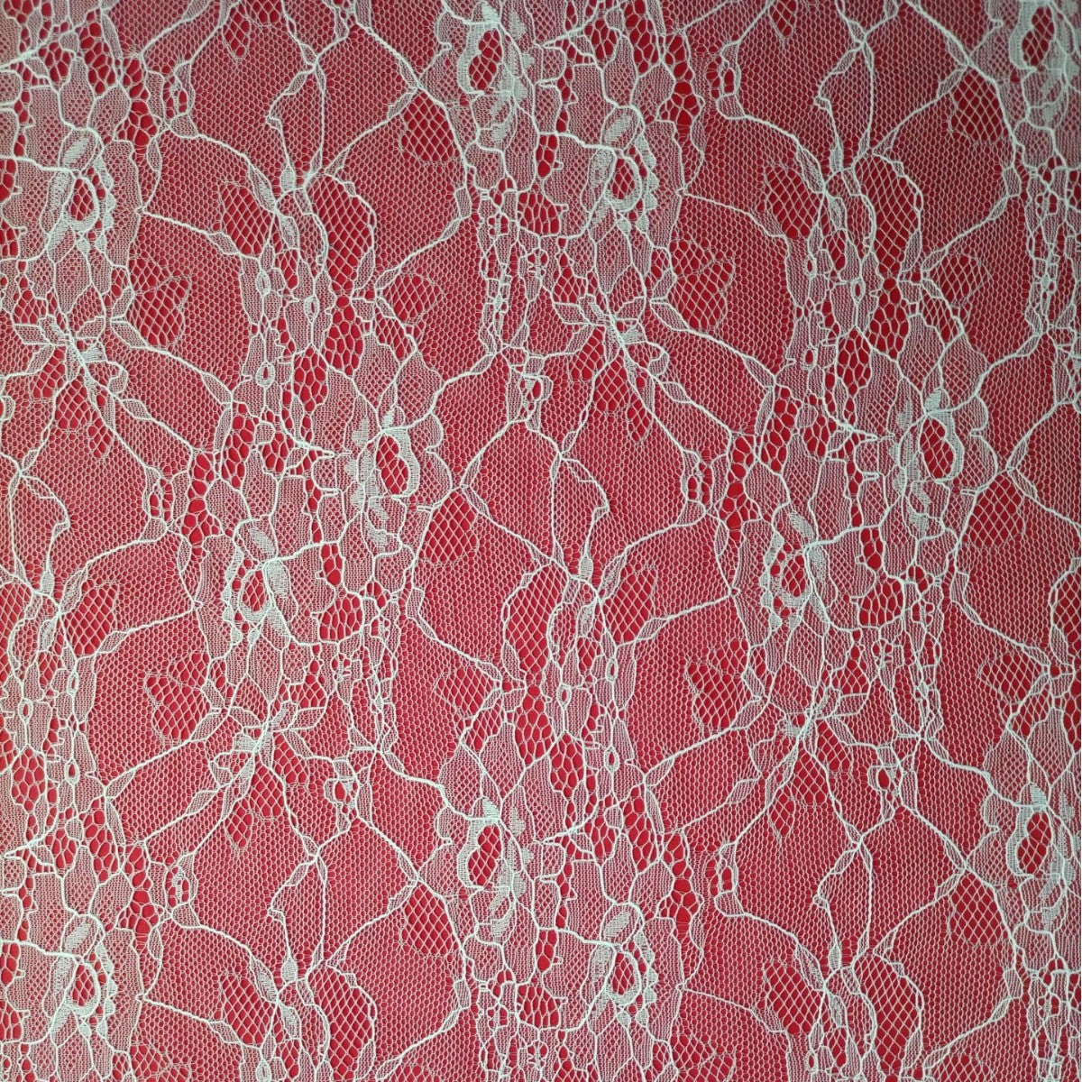 freedombeauty|New Nylon Lace Fabric Lightweight Soft Skin-friendly Double-sided Stretch Trim Rose Flower Women's Base Layer Underwear Fabric