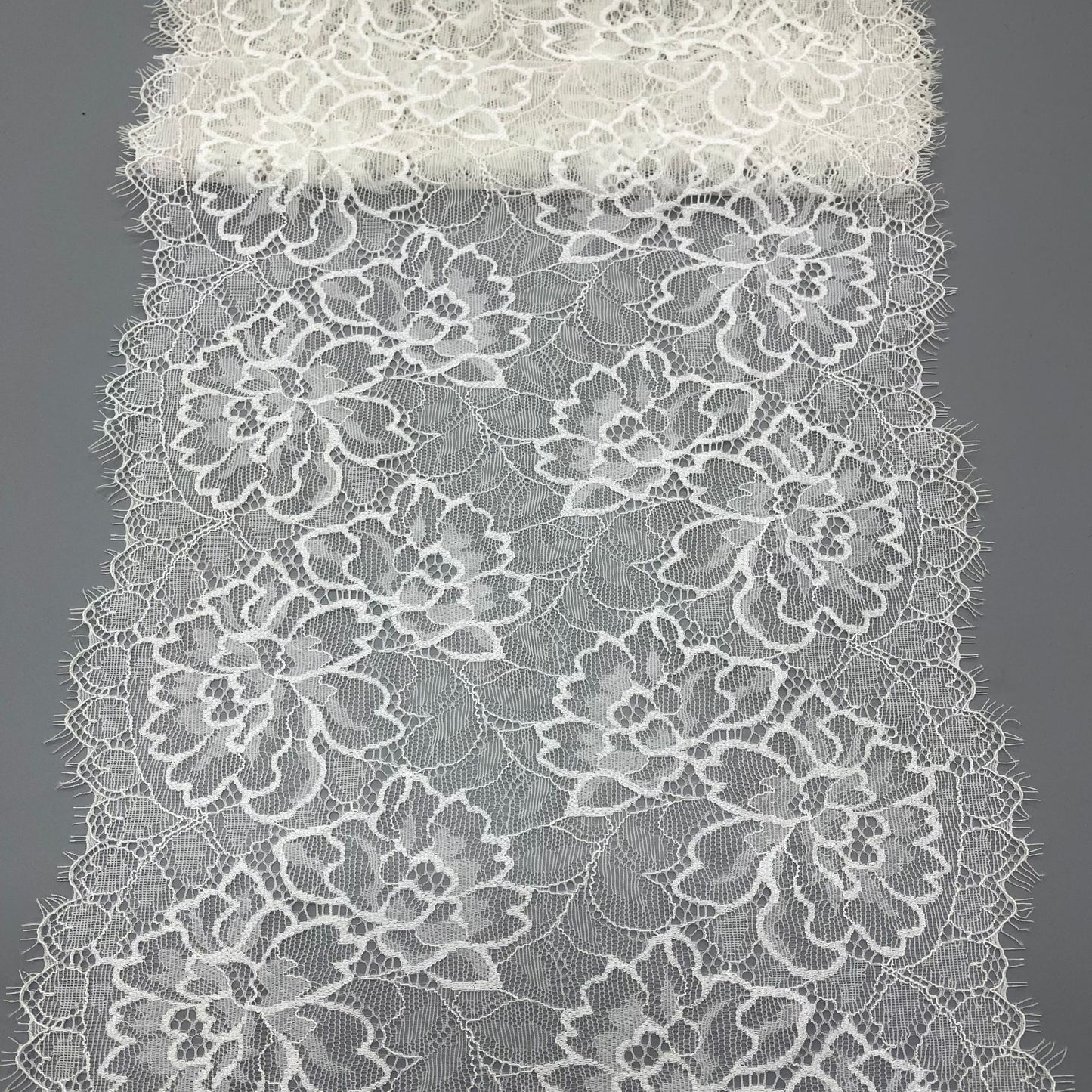 freedombeauty|23CM Elastic Eyelash Nylon Lace Trim Elastic Lace Wedding Dress Underwear Skirt Accessories Materials