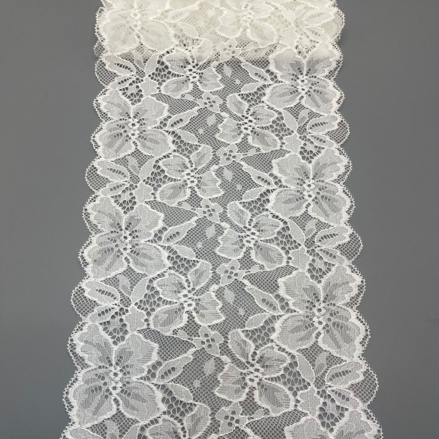 freedombeauty|18CM Underwear Wedding Dress Accessories White Nylon Elastic Hollow Lace Trim Embroidery