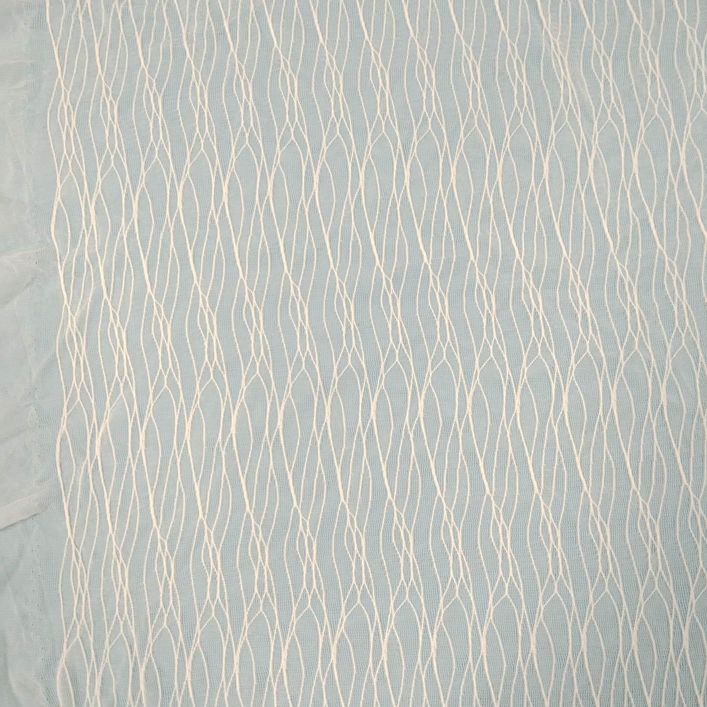 freedombeauty|Wave Line Thin Strips New Nylon Eyelash Fabric Lace T-Shirt Clothing Wedding Dress Children's Skirt Lace Full High-End Skirt