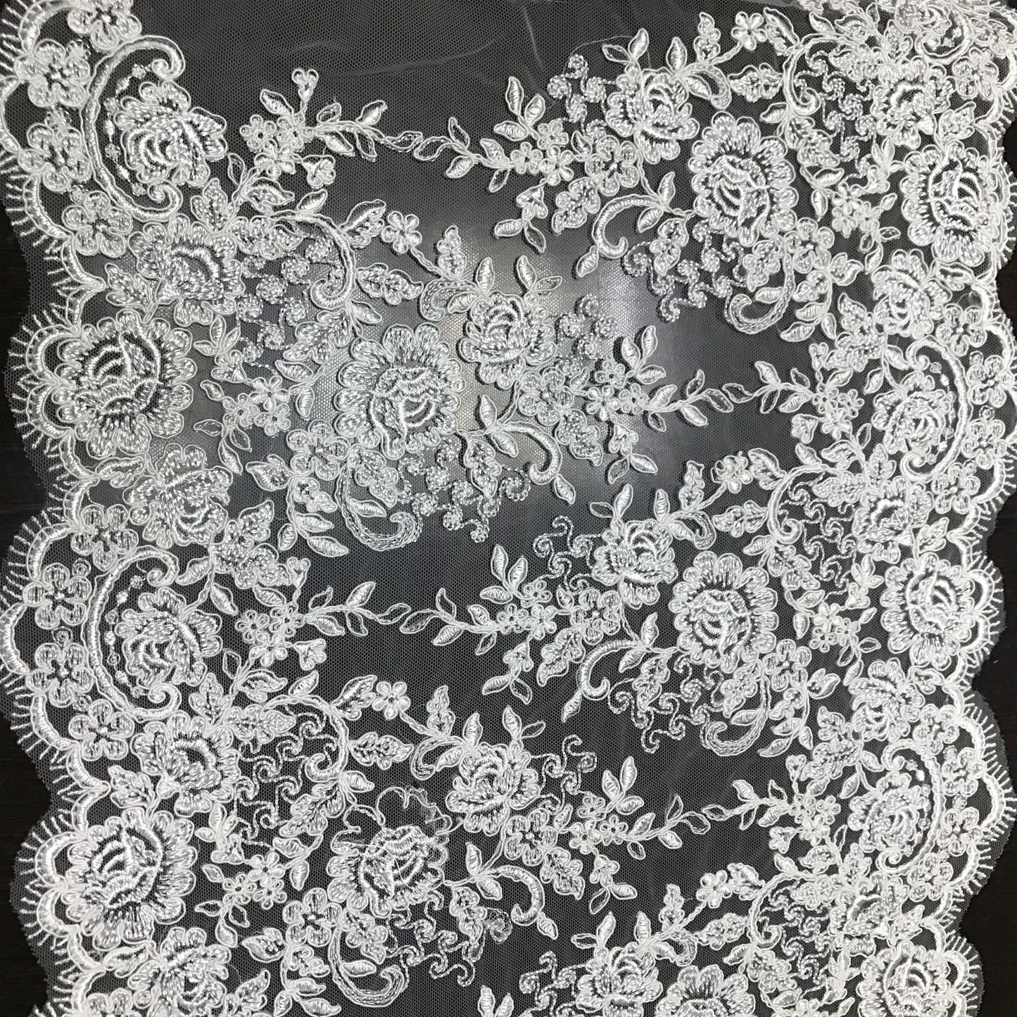 Freedombeauty | Computer Embroidery Lace Fabric Wedding Dress Material