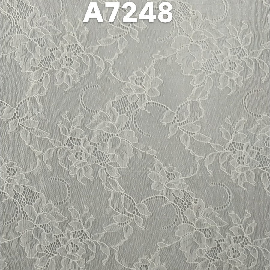 freedombeauty|Nylon Lace Fabric Full Pattern Lace Fabric Base Fashion Dress Pajamas Lace Fabric In Stock