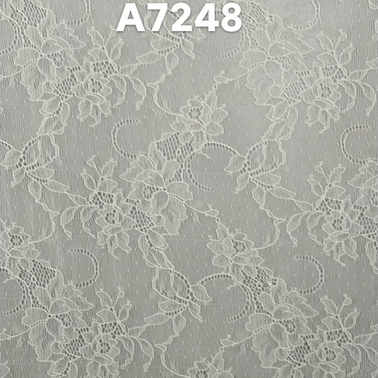 freedombeauty|Nylon Lace Fabric Full Pattern Lace Fabric Base Fashion Dress Pajamas Lace Fabric In Stock