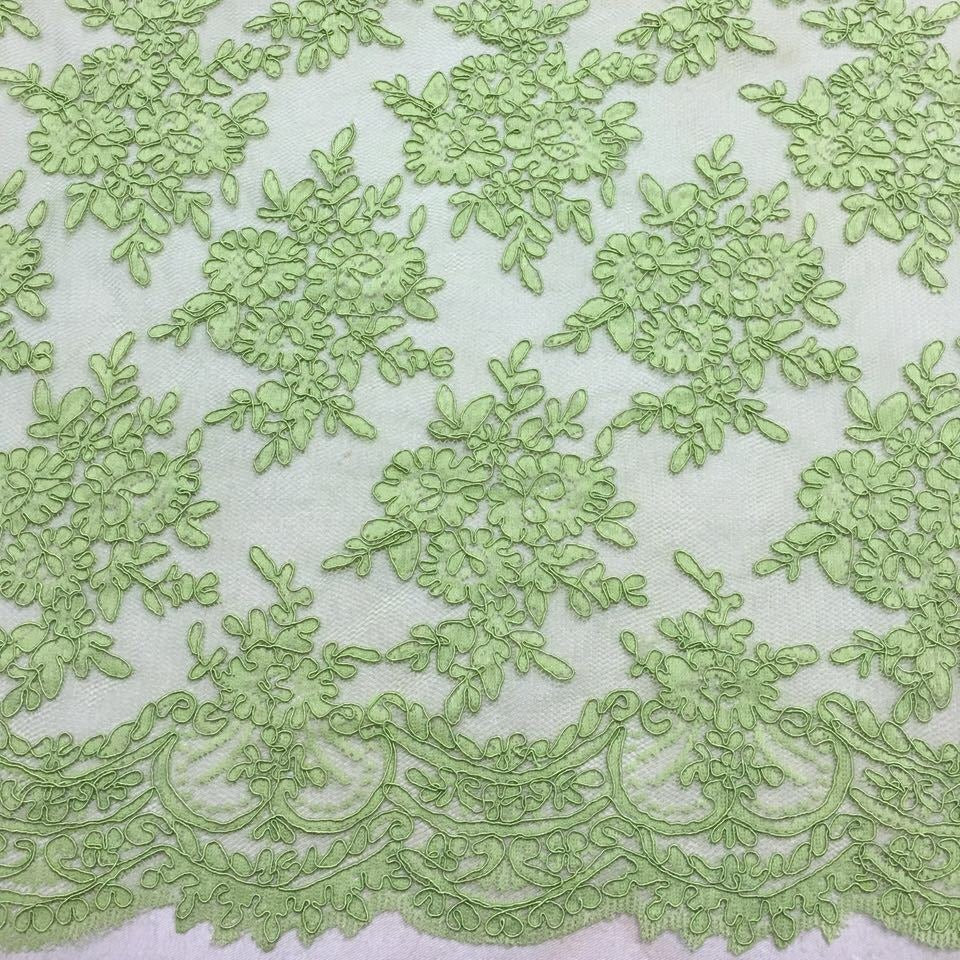 Freedombeauty | Supply Car Strand Lace Veil Skirt Lace Accessories Three-Dimensional Bone Thread Lace Fabric Wedding Dress Fabric