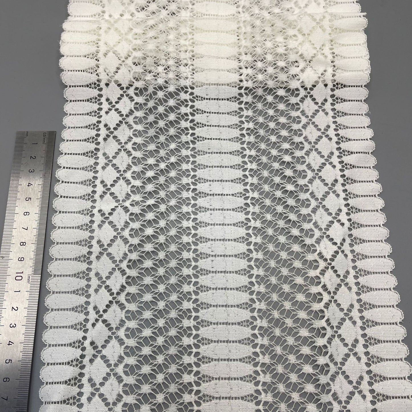 freedombeauty|22CM In Stock Elastic Lace Trim for Wedding Dresses Suitable for Clothing Accessories