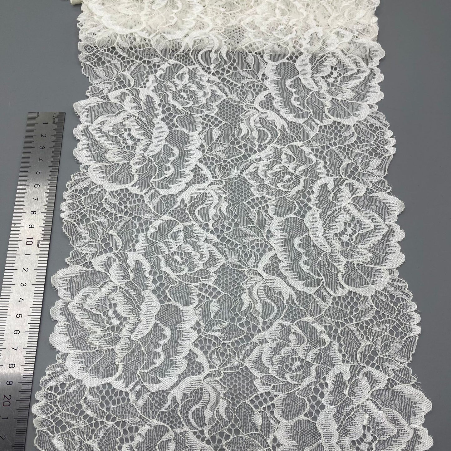 freedombeauty|20CM In Stock Elastic Lace Trim Suitable for Home Decoration Making