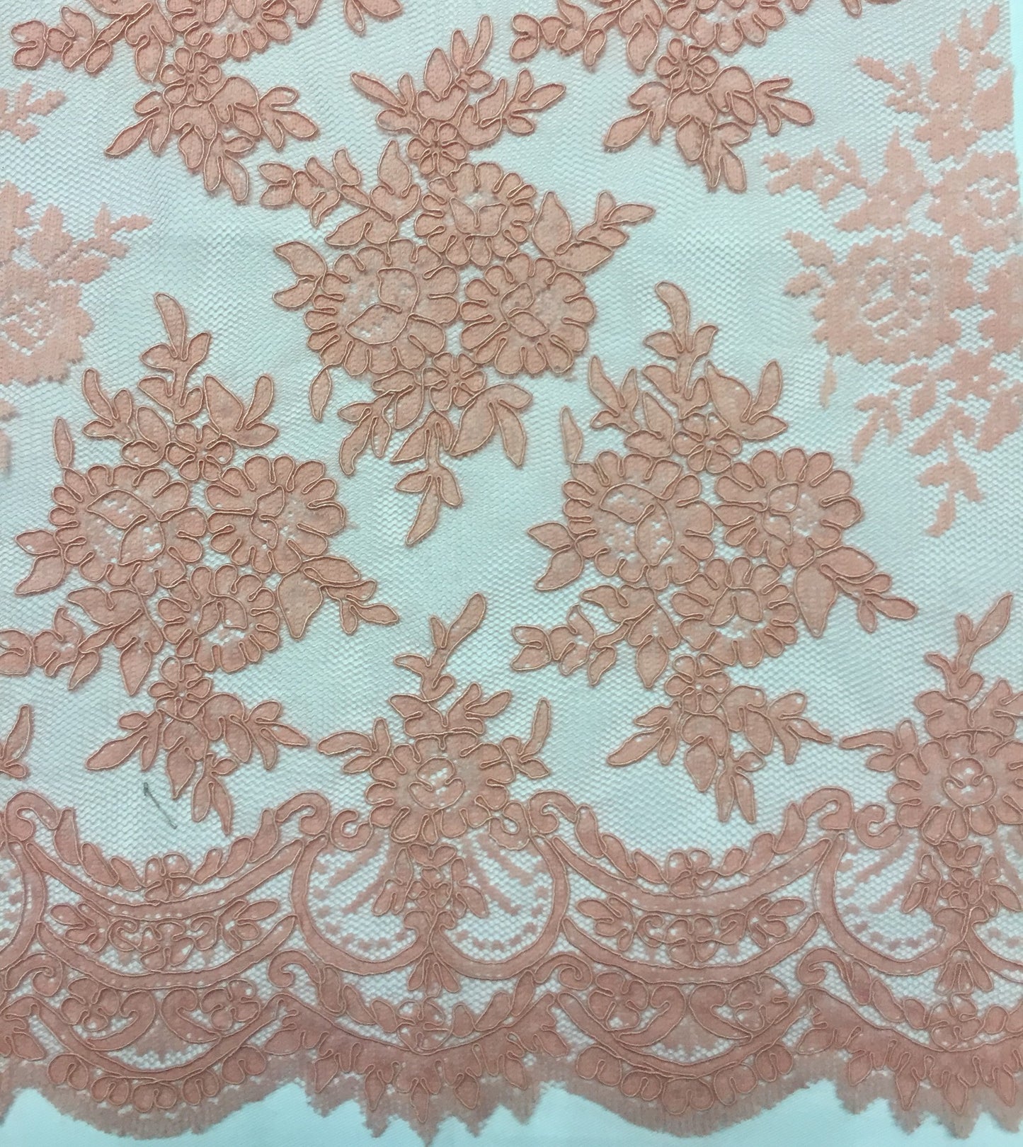 Freedombeauty | Supply Car Strand Lace Veil Skirt Lace Accessories Three-Dimensional Bone Thread Lace Fabric Wedding Dress Fabric