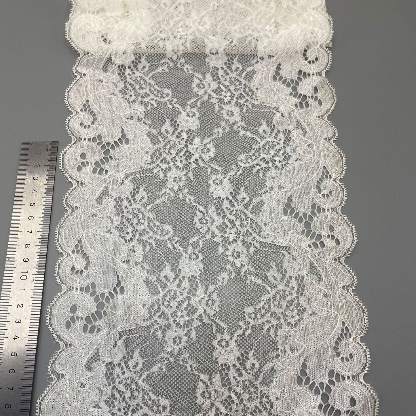 freedombeauty|20CM Elastic Guipure Lace Knitted Nylon Silk Wedding Dress, Lingerie, Clothing Lace