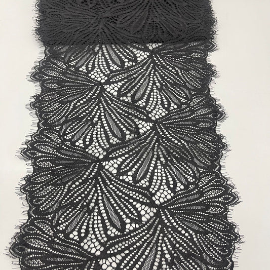 freedombeauty|20CM Elastic Lace Trim Nylon High Stretch Hollow Fabric DIY Wedding Dress, Clothing, Lingerie Accessories