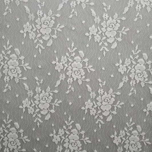 freedombeauty|2024 Hot-Selling Small Floral Dot Lace Fabric for Wedding Dresses, Dresses, Headpieces, Tablecloths, and Hollow-Out Flowers