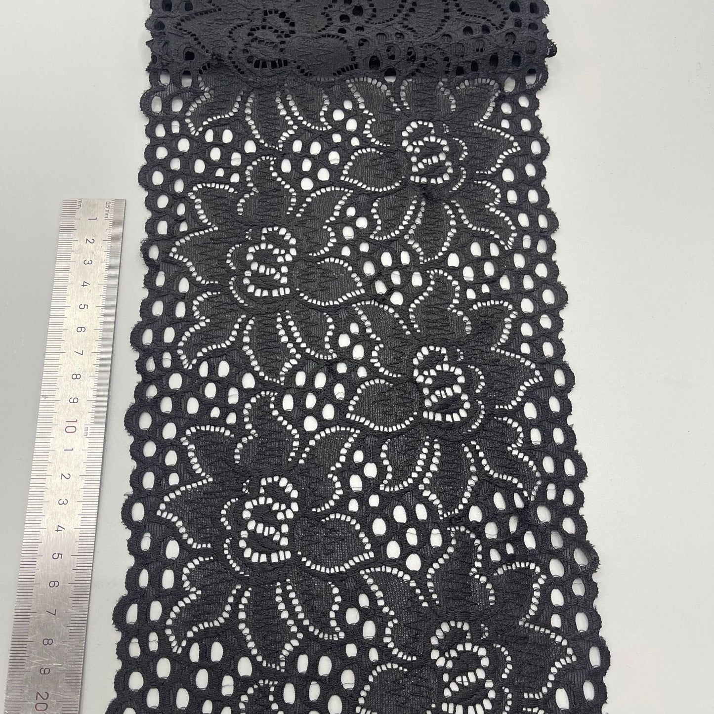 freedombeauty|21cm In Stock White Hollow Lace Trim Wedding Dress Nylon Accessories Handmade Decoration Custom Design