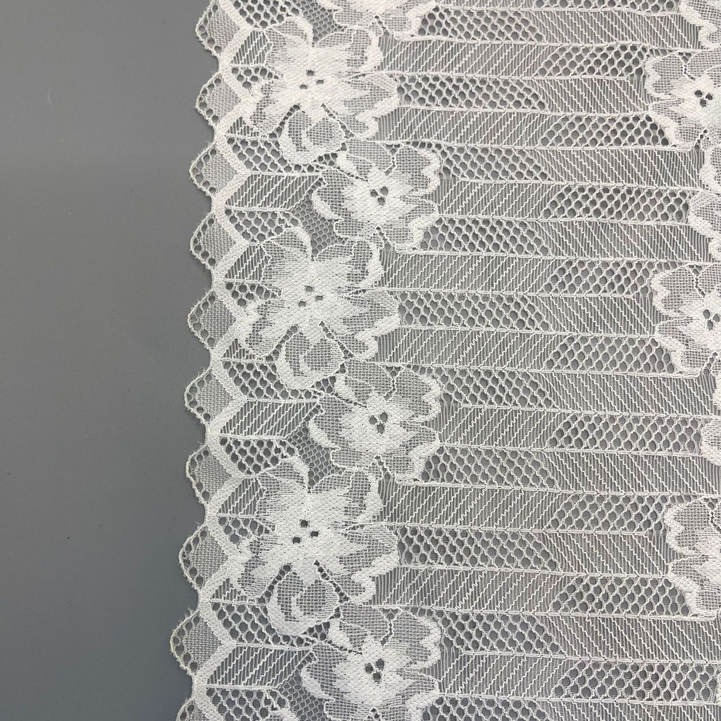 freedombeauty|20CM Nylon Wedding Dress Lace White Elastic Lace Hollow Design Accessories DIY Lace