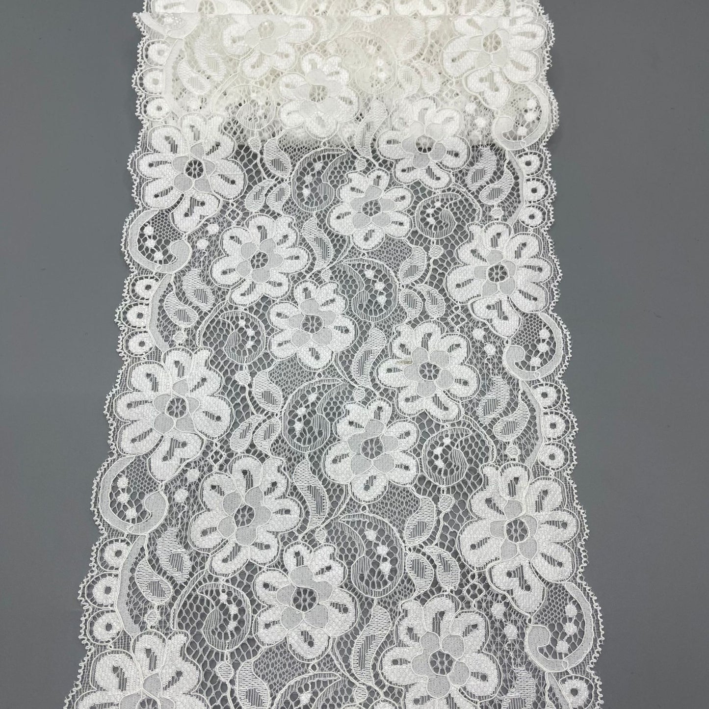 freedombeauty|17CM Elastic Lace Trim In Stock Suitable for Clothing Making