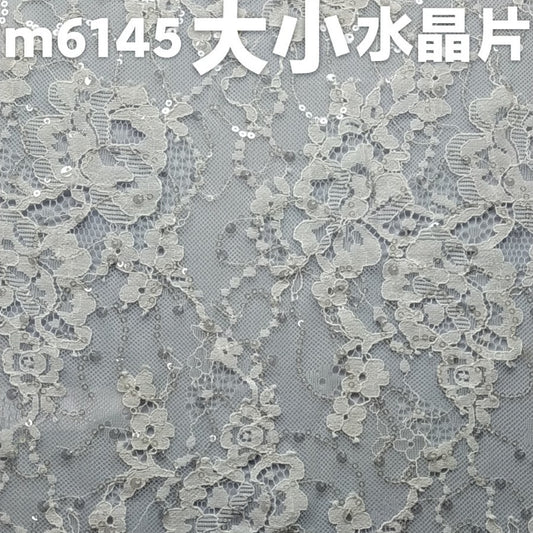 freedombeauty|Brocade Cotton Sequin Lace Fabric Full Pattern Lace Fabric Dress Fashion Gown Wedding Dress Accessories Decoration