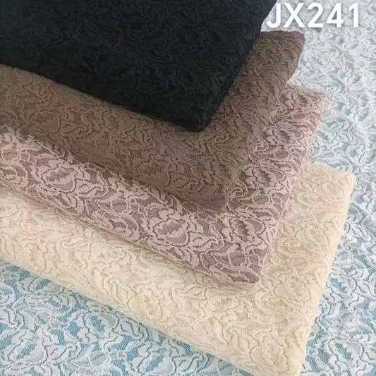 freedombeauty|Classic Hot-Selling Direct Sale Nylon Embossed Pressed Gauze Cotton Plum Blossom Lace Fabric Fashion Women's Wedding Dress Lace