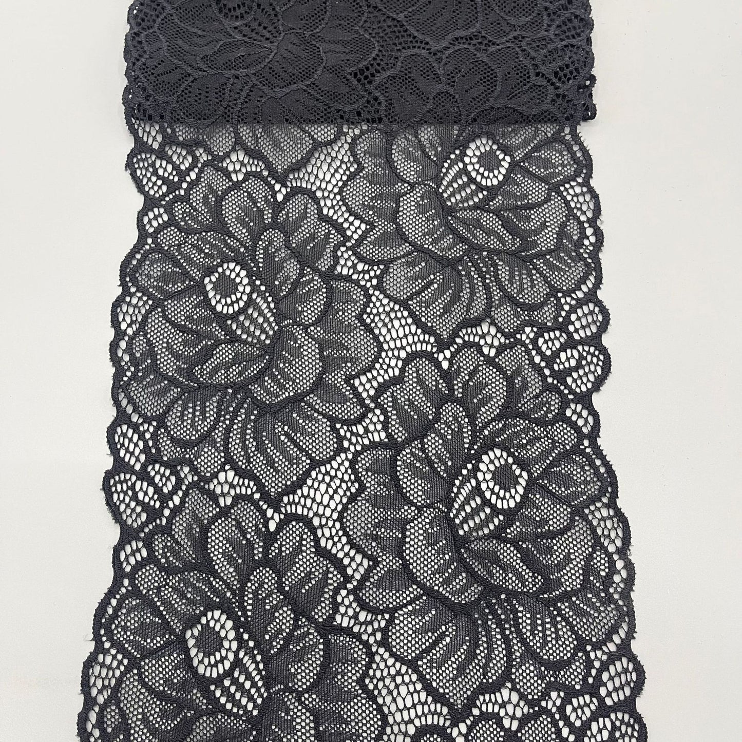 freedombeauty|18CM Lingerie Wedding Dress Accessories High-Quality Nylon Elastic Lace Hollow Trim