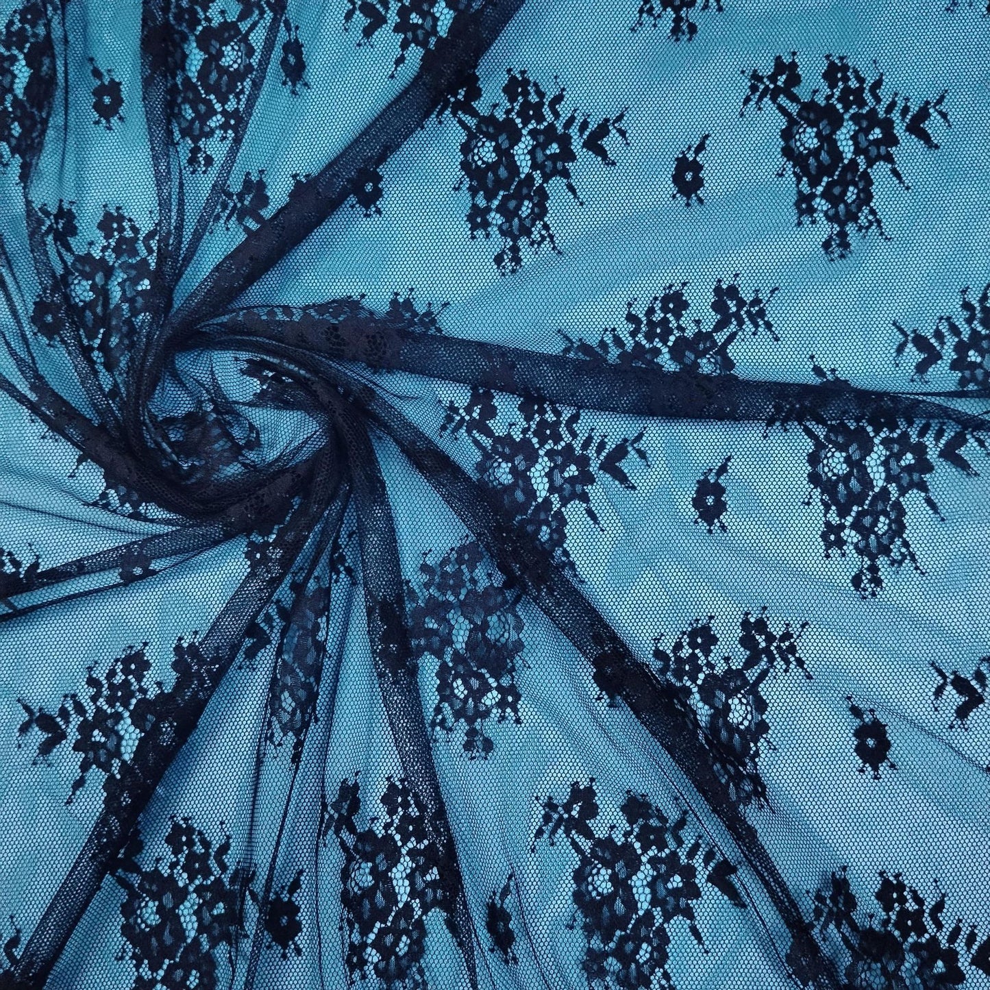 freedombeauty|Nylon Lace Fabric Lightweight Soft Skin-friendly Slightly Stretchy Small Flower Bouquet Women's Base Layer Underwear Lace Fabric