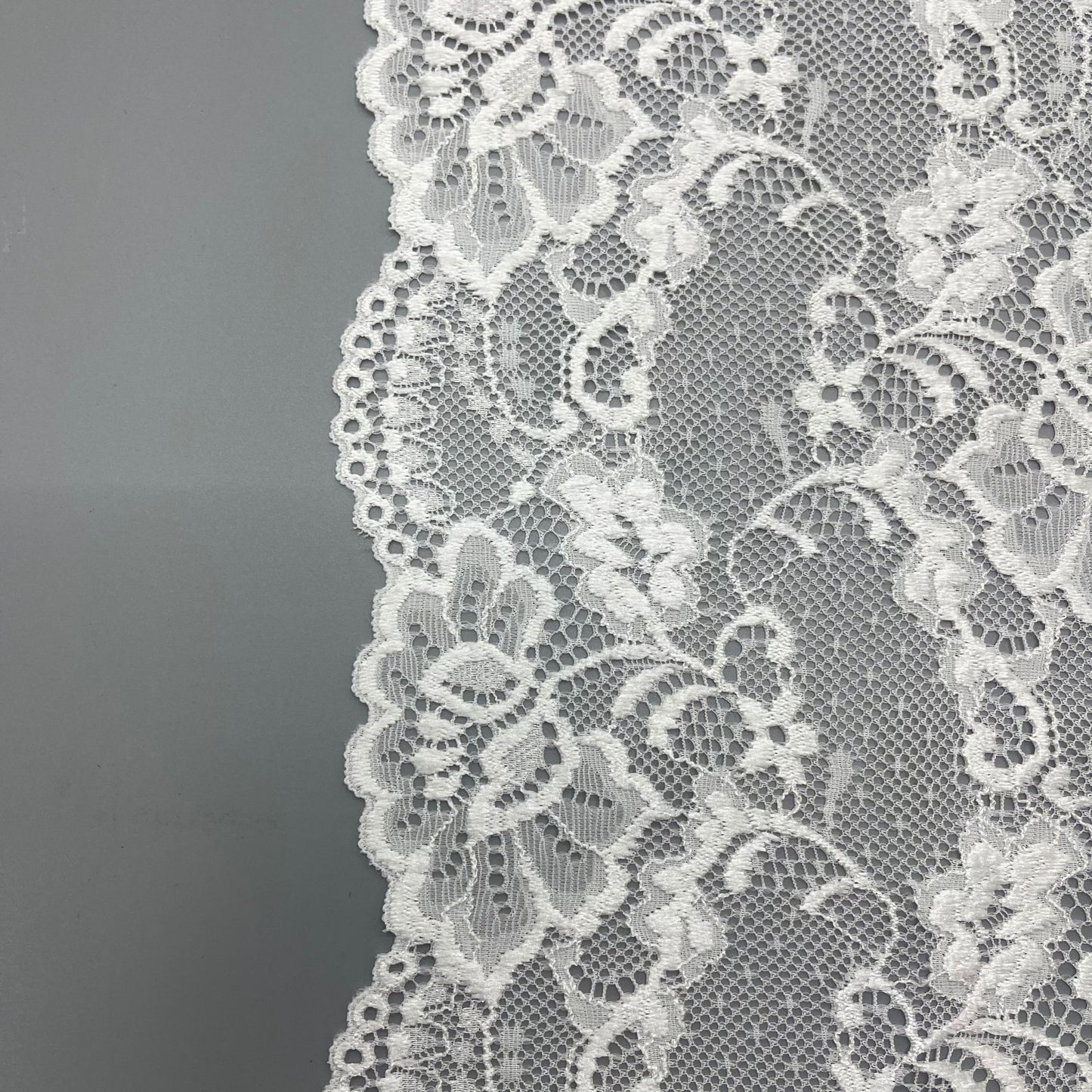 freedombeauty|15cm High-end White Lace Trim Nylon Hollow Lace Wedding Dress Accessories Trim